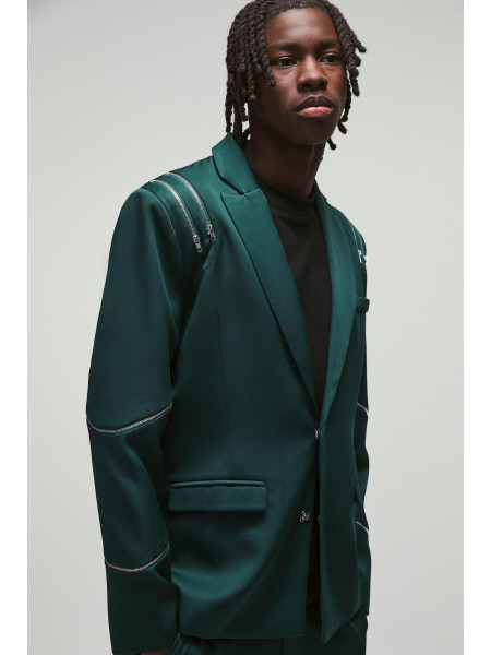 Блейзер Slim Fit на кілька блискавок