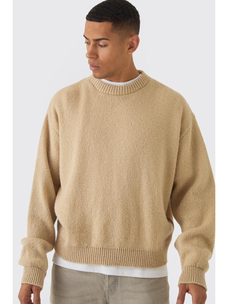 Величезний трикотажний джемпер із щіткою