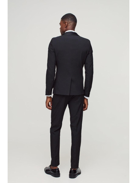 Вузький однобортний піджак смокінг